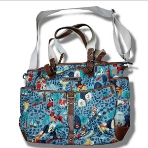 Lily Bloom Maya Large Tote Bag Purse  “Who Let the Dogs Out” Diaper Overnight